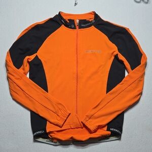 Merrell Men’s Orange and Black Performance Cycling Jacket